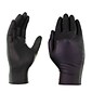 GloveWorks GPNB Nitrile Industrial Grade Gloves, Large, Black, 100/Box (GPNB46100)