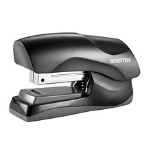 Bostitch Flat Clinch Desktop Stapler, 40 Sheet Capacity, Black (B175-BLK)