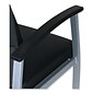 Alera® metaLounge Series Fixed Arm Polyurethane Computer and Desk Chair, Black (ALEML2419)