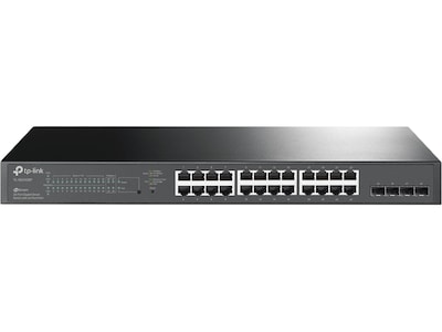 TP-LINK JetStream 24-Port Gigabit Ethernet PoE+ Smart Switch, Black (TL-SG2428P)