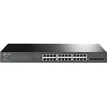 TP-LINK JetStream 24-Port Gigabit Ethernet PoE+ Smart Switch, Black (TL-SG2428P)