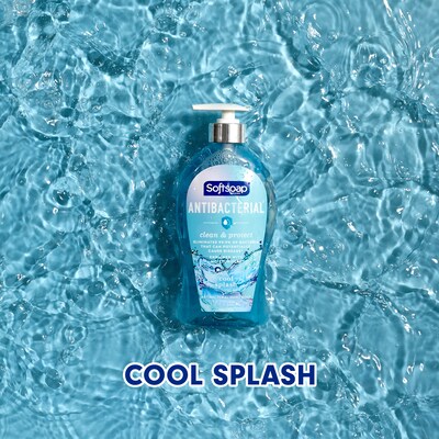 Softsoap Antibacterial Liquid Hand Soap, Cool Splash, 11.25 Oz. (US07327A)