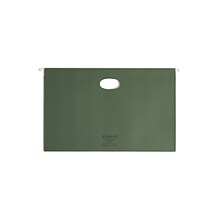 Smead Recycled Hanging File Pocket, 1.75 Expansion, Legal Size, Standard Green, 25/Box (64318)