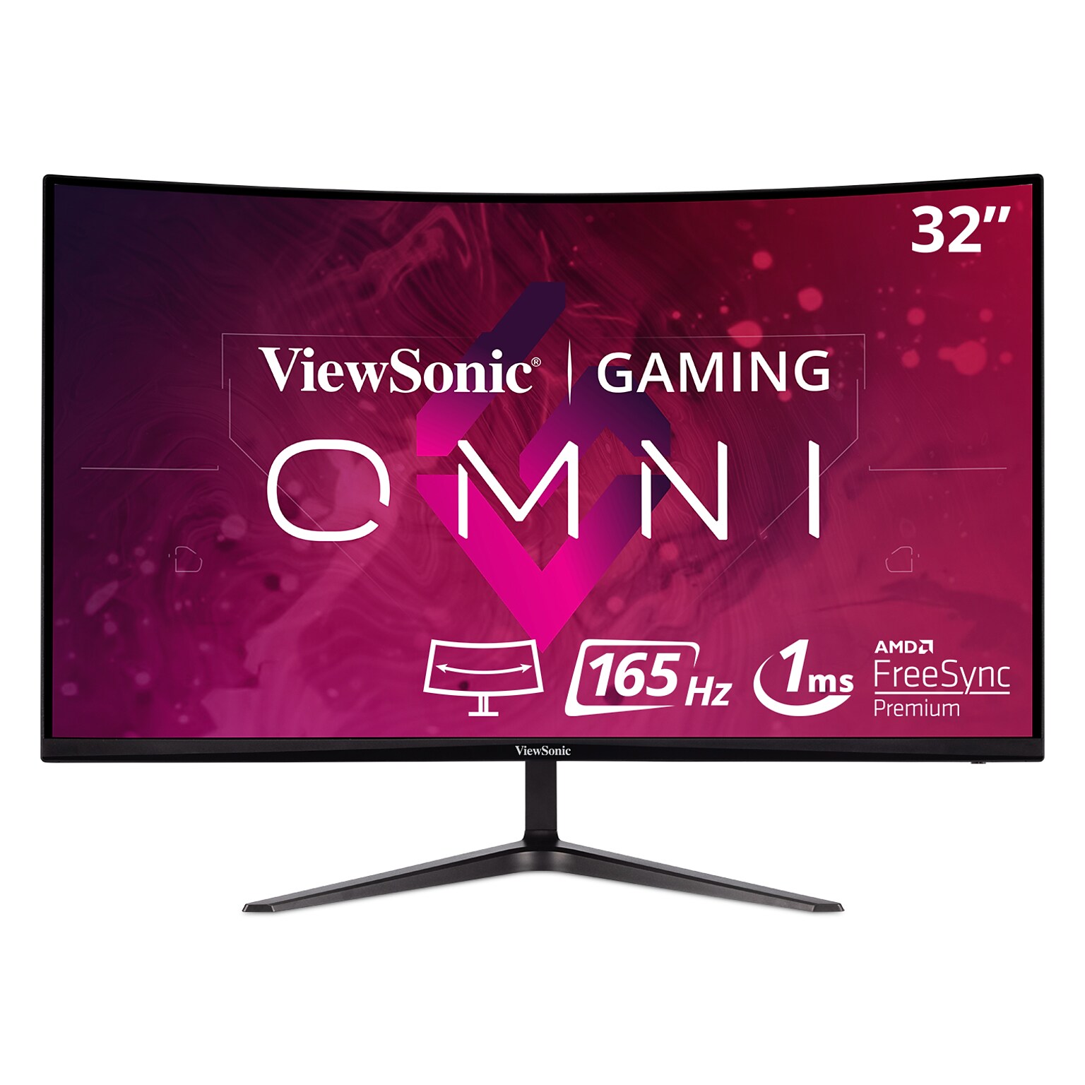 ViewSonic OMNI 32 Curved 165 Hz LCD Gaming Monitor, Black (VX3218-PC-MHD)