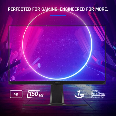 ViewSonic  32 4K Ultra HD 150 Hz LCD Gaming Monitor, Black (XG320U)