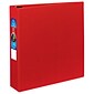 Avery Heavy Duty 2" 3-Ring Non-View Binders, One Touch EZD Ring, Red (79582)