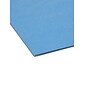 Smead File Folders, Reinforced Straight-Cut Tab, Letter Size, Blue, 100/Box (12010)