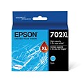 Epson T702XL Cyan High Yield Ink Cartridge   (T702XL220-S)