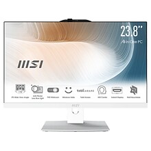 MSI Modern AM242TP 23.8 All-in-One Desktop Computer, Intel Core i7-1260P, 16GB Memory, 512GB SSD (M