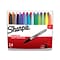 Sharpie Permanent Markers, Fine Tip, Assorted, 24/Pack (75846)