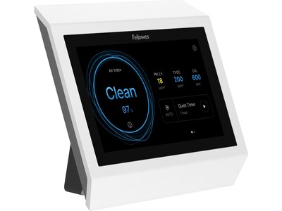 Fellowes Array Lookout 4 Desktop Air Quality Display, White (5885801)