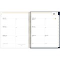 2024-2025 Blue Sky Day Designer Peyton Navy 8.5 x 11 Academic Weekly & Monthly Planner, Plastic Co