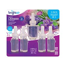 BRIGHT Air® Electric Scented Oil Air Freshener Refill, Sweet Lavender and Violet, 0.67 oz Bottle, 5/