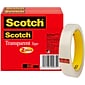 Scotch Transparent Tape Refill, 3/4" x 72 yds., 2 Rolls/Pack (600-2P34-72)