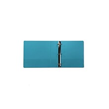 Samsill Earths Choice 2 3-Ring Fashion View Binder, Turquoise, 2/Pack (SAMU86677)
