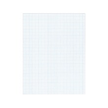 Roaring Spring Paper Products Graph Pad, 8.5 x 11, Graph-Ruled, White, 50 Sheets/Pad, 72 Pads/Cart