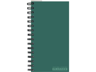 2024-2025 TF Publishing Sea Green 3.5" x 6.5" Academic Weekly & Monthly Planner, Paperboard Cover, Green (AY25-7504)