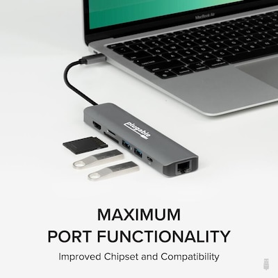 Plugable 7-Port USB-C Hub (USBC-7IN1E)