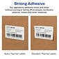 Avery Direct Thermal Roll Address Labels, 1-1/8" x 3-1/2", White, 130 Labels/Roll, 2 Rolls/Box, 260 Labels/Box (4150)