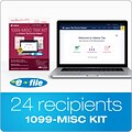 Adams 2023 1099-MISC Tax Forms Kit with Adams Tax Forms Helper and 5 Free eFiles, 24/Pack (STAX5241M