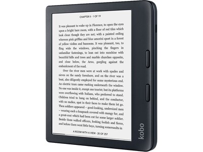Kobo Libra 2 7 Waterproof E-Reader, 32GB, Black (N418-KU-BK-K-EP)