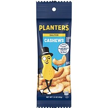 Planters Salted Cashews, 1.5 oz., 18 Bags/Pack (209-00626)