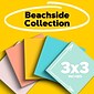 Post-it Notes, 3" x 3", Beachside Café Collection, 100 Sheet/Pad, 12 Pads/Pack (654AST)
