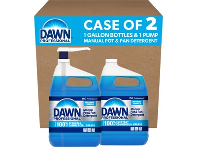 Dawn Professional Manual Pot and Pan Detergent, 1 gal., 2/Pack (12163)