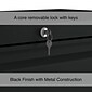 Quill Brand® Commercial 2 File Drawer Lateral File Cabinet, Locking, Black, Letter/Legal, 36"W (20054D)