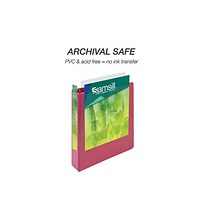 Samsill Earths Choice 1.5 3-Ring View Binder, Pink, 2/Pack (SAMMP286576)