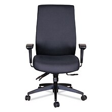 Alera® Wrigley Series Height & Width Adjustable Arm Ergonomic Polyester Task Chair, Black (ALEHPT410
