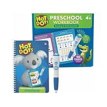 Educational Insights Hot Dots Preschool Essentials Reading & Math Workbook (2442)