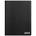 2024 Staples 8 x 11 Weekly & Monthly Appointment Book, Black (TR21494-24)