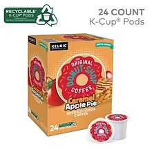 The Original Donut Shop Caramel Apple Pie Coffee, Keurig K-Cup Pod, Light Roast, 24/Carton (50003555