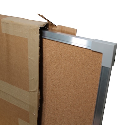 Flipside 18" x 24" Corkboard, Aluminum Framed (FLP10210)