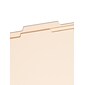 Smead Card Stock Heavy Duty Classification Folders, 2" Expansion, Letter Size, 2 Dividers, Manila, 10/Box (14000)
