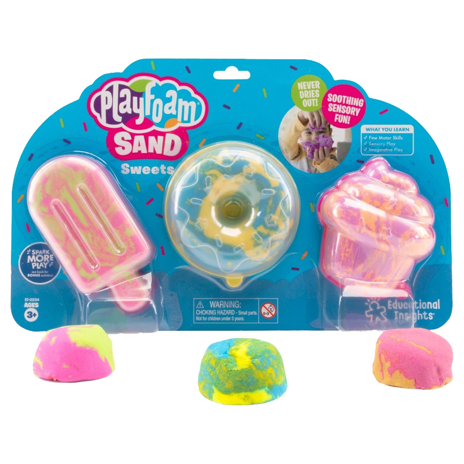 Educational Insights Playfoam Sweets Sensory Set, Assorted Colors (2234)