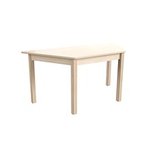 Flash Furniture Bright Beginnings Hercules Trapezoid Table, 47 x 20.75, Beech (MK-ME088018-GG)