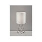 Simplee Adesso Nell Table Lamp, Brushed Steel (SL4923-22)