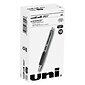 uniball 207 Retractable Gel Pens, Medium Point, 0.7mm, Black Ink, 12/Pack (33950)