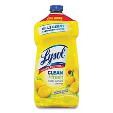 LYSOL Brand Clean and Fresh Multi-Surface Cleaner, Sparkling Lemon and Sunflower Essence Scent, 40 o