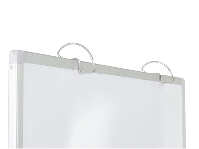 Luxor Steel Mobile Dry-Erase Whiteboard, 40" x 30" (MB3040WBIN)