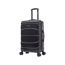 DUKAP SENSE Polycarbonate/ABS Medium Suitcase, Black (DKSEN00M-BLK)