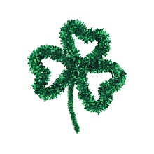 Amscan St. Patricks Day Open Shamrock Wreath, Green, 4/Pack (240188)