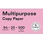 Quill Brand® 8.5" x 11" Multipurpose Copy Paper, 20 lbs., 94 Brightness, 500 Sheets/Ream, 10 Reams/Carton (720700CT)