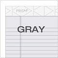 TOPS Prism+ Legal Notepads, 5 x 8, Narrow Ruled, Gray, 50 Sheets/Pad, 12 Pads/Pack (63060)