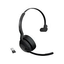 jabra Evolve2 55 Wireless Noise Canceling Bluetooth Mono Phone & Computer Headset, USB-A, MS Certifi