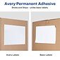 Avery Laser/Inkjet Shipping Labels, 5-1/2" x 8-1/2", White, 2 Labels/Sheet, 250 Sheets/Box (95930)