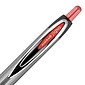 uniball 207 Retractable Gel Pens, Medium Point, 0.7mm, Red Ink, Dozen (33952)