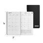 2024 Staples 3" x 6" Weekly & Monthly Planner, Black (ST12937-24)